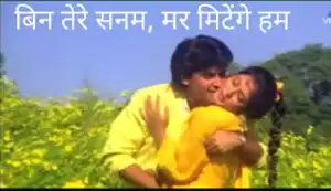 Bin Tere Sanam Lyrics In Hindi | Yaara Dildara (1991) | Udit Narayan, Kavita Krishnamurthy | 90s Songs