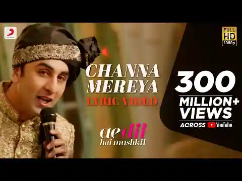 Channa Mereya Lyrics In Hindi
