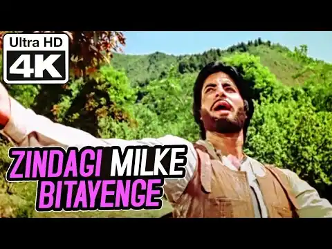 Zindagi Milke Bitayenge Lyrics in Hindi Satte Pe Satta (1982) Kishore Kumar Star, Amitabh Bachchan, Hema Malini Old Is Gold