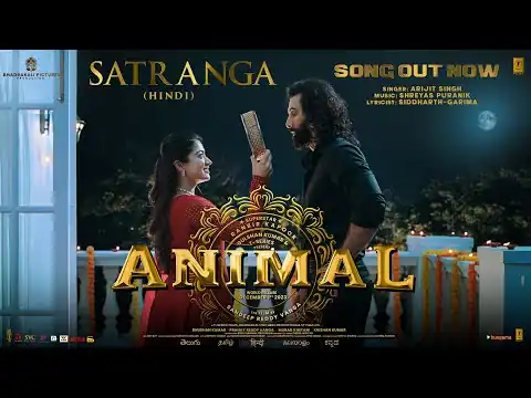 Satranga Lyrics In Hindi, Animal (2023) Arijit